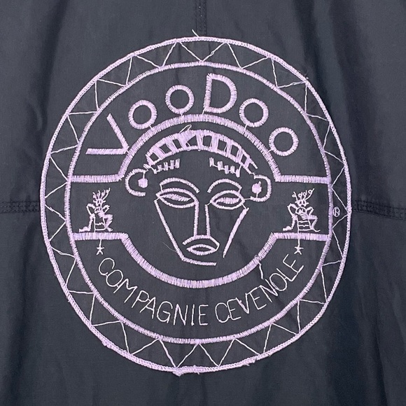 Vintage VooDoo Black Purple African One-Piece Ski Suit Snow Retro 80s 90s Bib - Picture 3 of 14